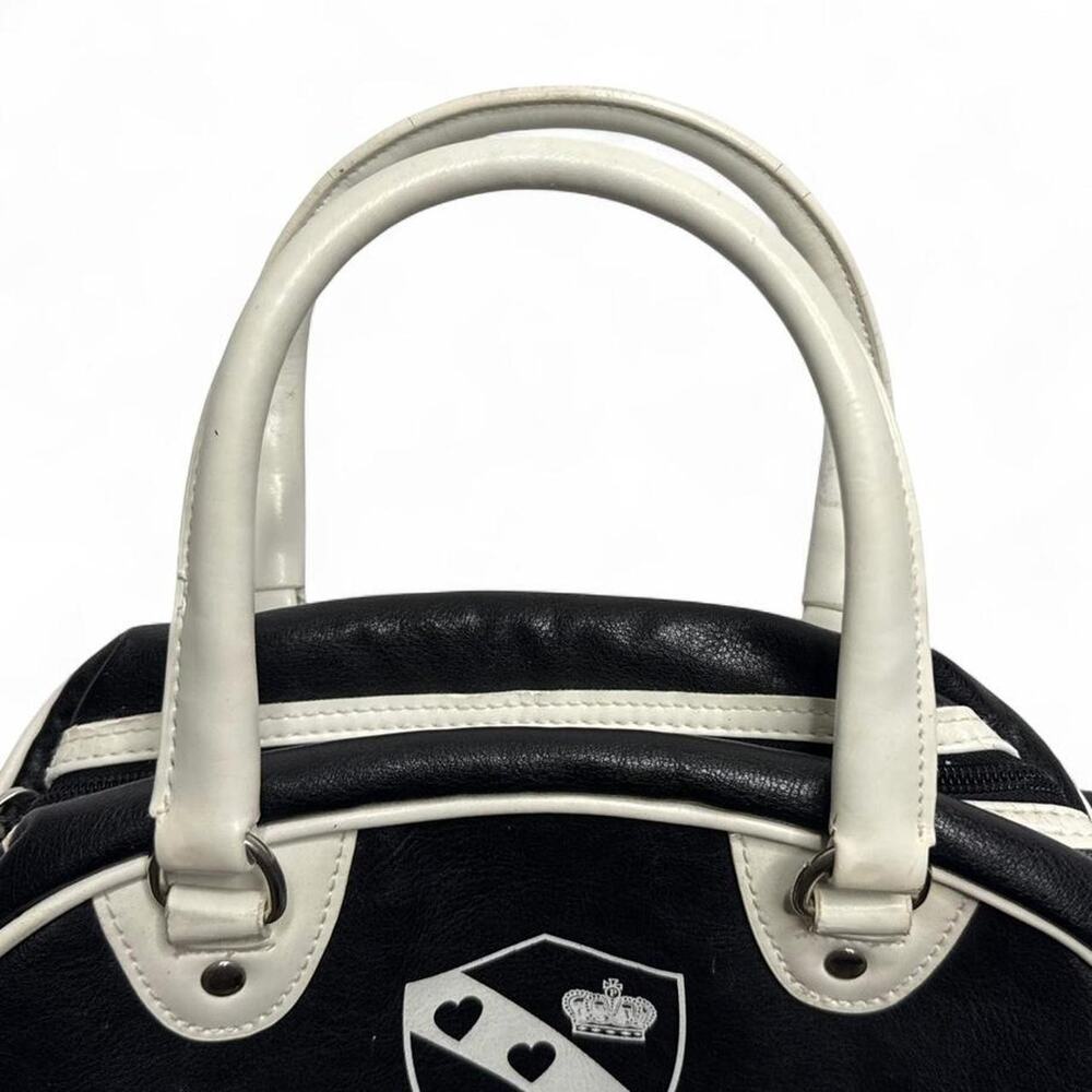Juicy Couture Vintage Leather Princess of a bowler bag blackwhite RARE JUICY BAG - Picture 6 of 8